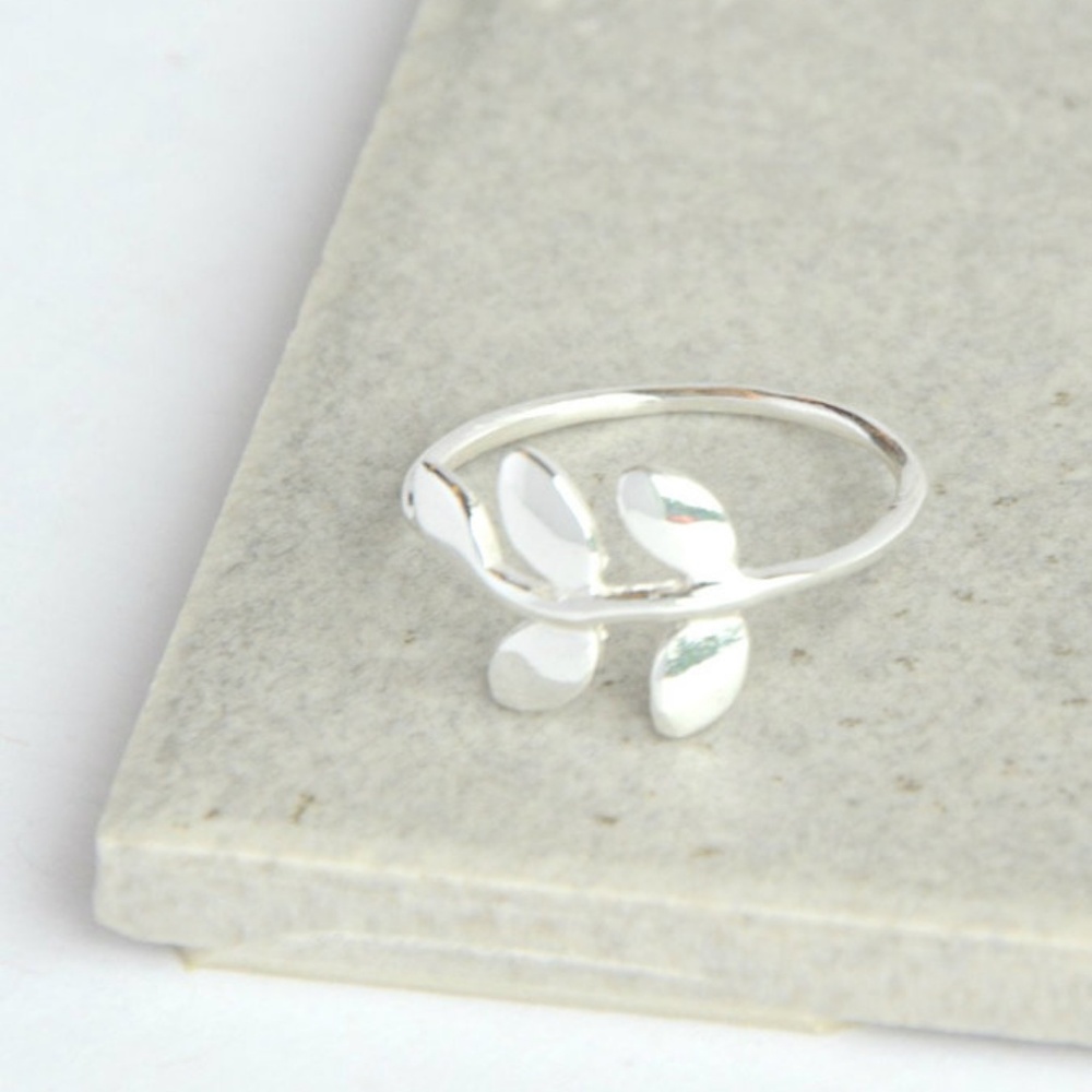 Sterling Silver ‘Forestry’ Ring Eco-Friendly